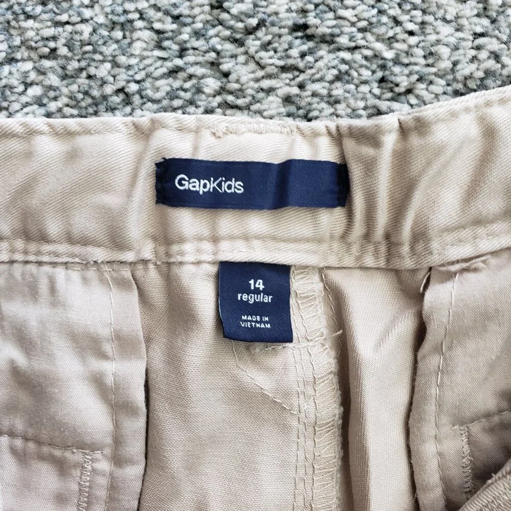 Gap Flat Front Kids Uniform Shorts 14 Reg- Nice Condition